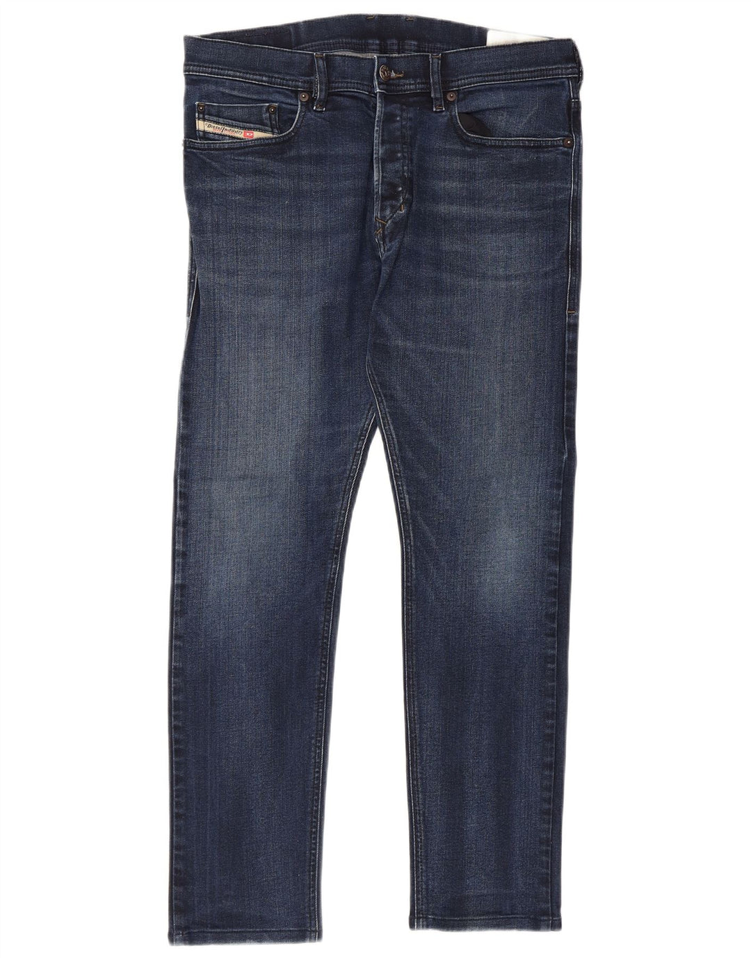 Diesel Mens Tepphar Carrot Slim Jeans W31 L30 Blue Cotton