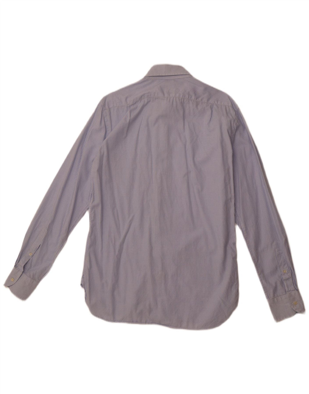 BOGGI Mens Tailored Fit Shirt Size 40 15 3/4 Medium Blue Check