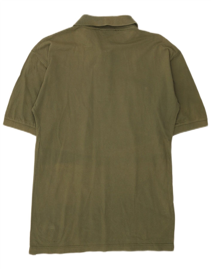SERGIO TACCHINI Mens Polo Shirt Small Khaki Colourblock