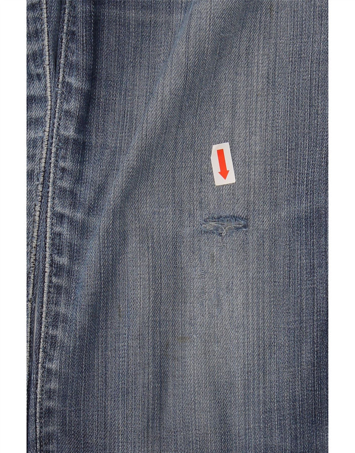 Lee Womens Rice Bootcut Jeans W28 L27 Blue Cotton