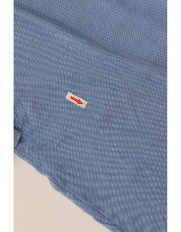 CALVIN KLEIN Mens Polo Shirt Large Blue Cotton