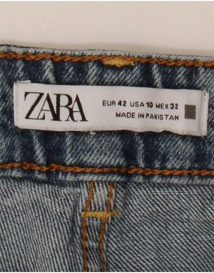 ZARA Womens Straight Jeans EU 42 Large W32 L26 Blue