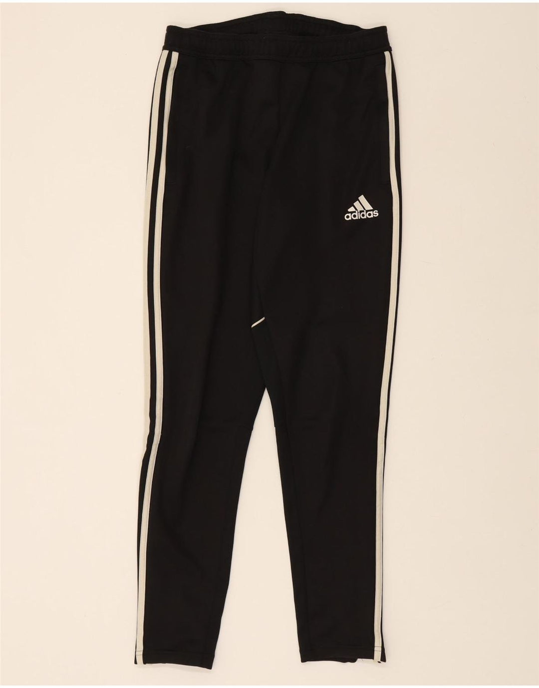 ADIDAS Mens Tracksuit Trousers Small  Black Polyester Vintage Adidas and Second-Hand Adidas from Messina Hembry 