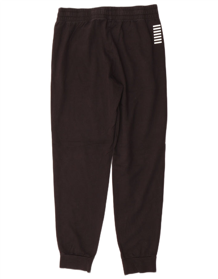 EMPORIO ARMANI Mens Tracksuit Trousers Joggers Medium  Black Cotton