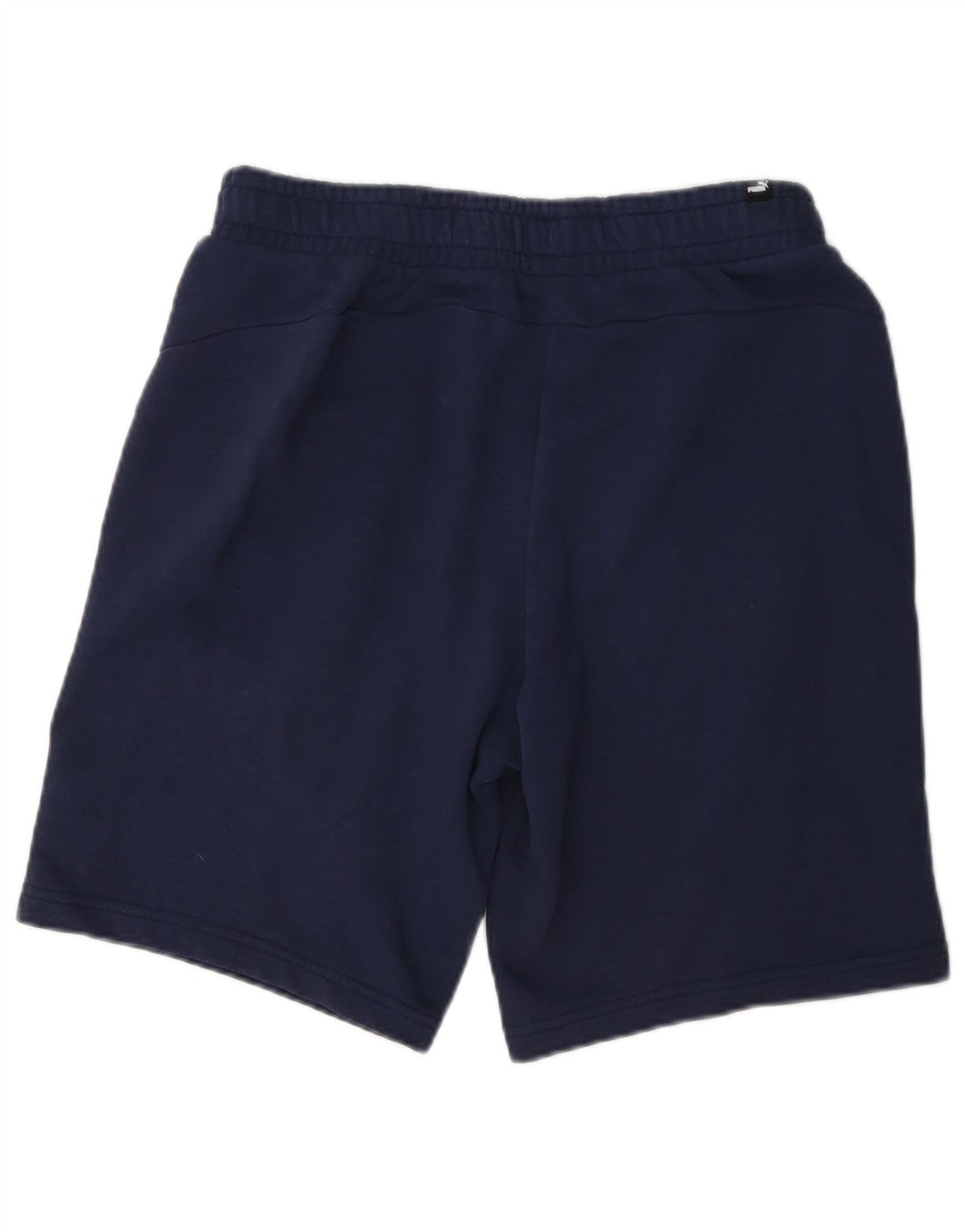 Puma Mens Graphic Sport Shorts Medium Navy Blue Cotton