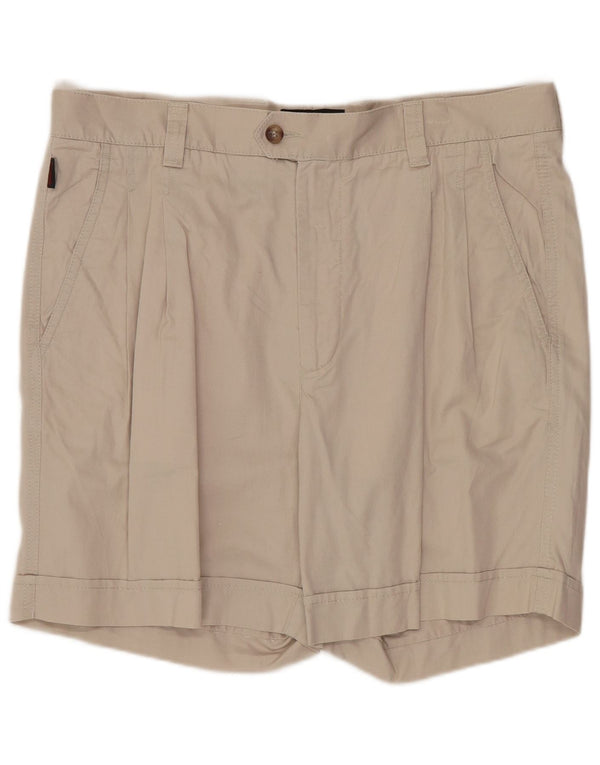 EUROPEAN PROJECT Mens Pegged Chino Shorts IT 52 XL W32 Beige Cotton