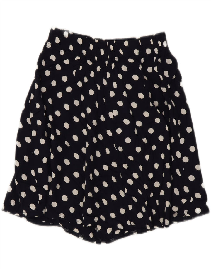 SEVRES Womens A-Line Skirt Medium W28  Navy Blue Polka Dot Vintage Sevres and Second-Hand Sevres from Messina Hembry 
