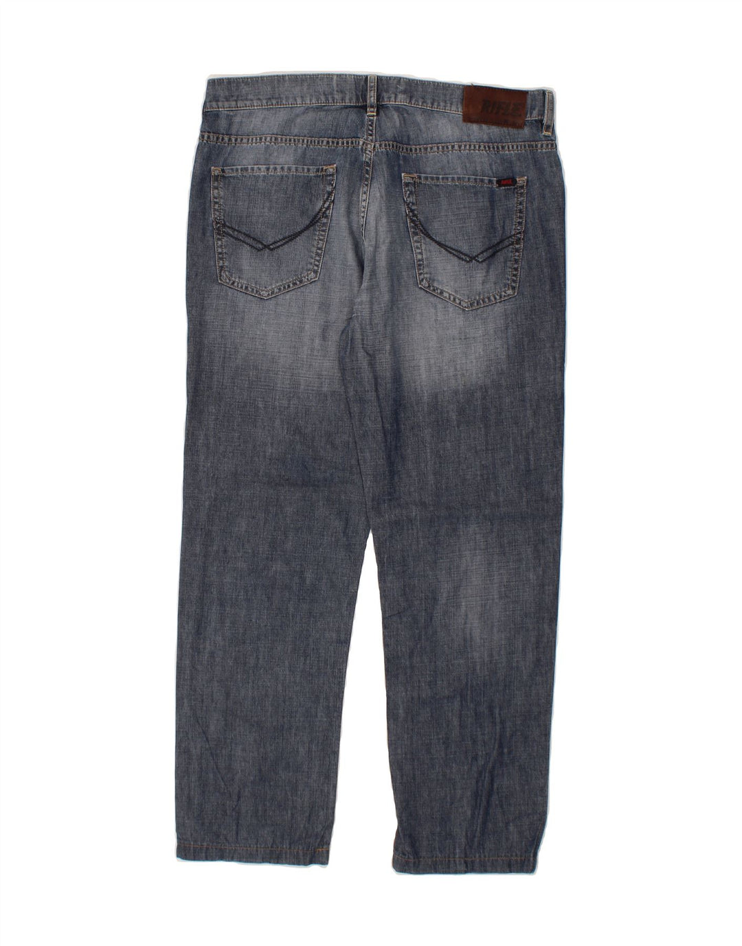 RIFLE Mens Straight Jeans W33 L28  Blue Vintage Rifle and Second-Hand Rifle from Messina Hembry 