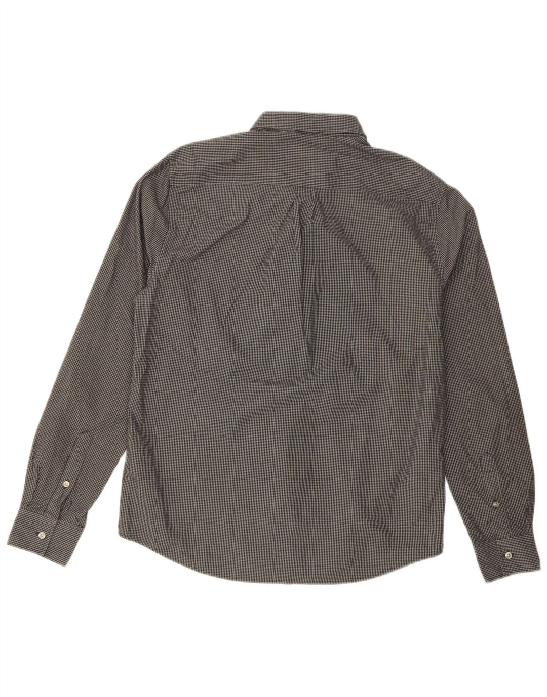 Superdry Mens Regular Fit Shirt Large Grey Check Cotton