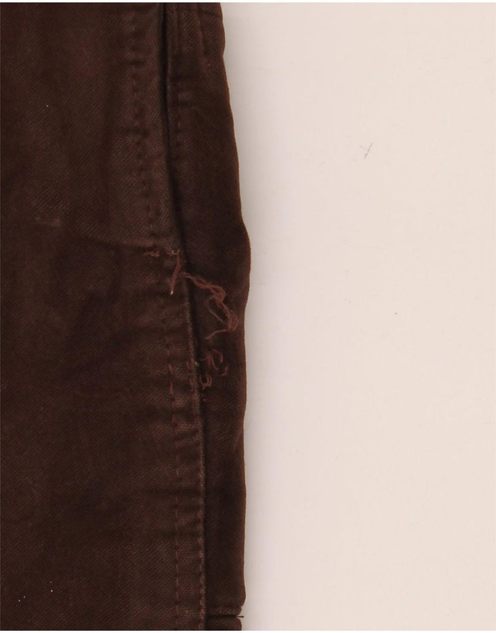 Vintage Mens Windbreaker Jacket IT 54 2XL Brown Colourblock Cotton