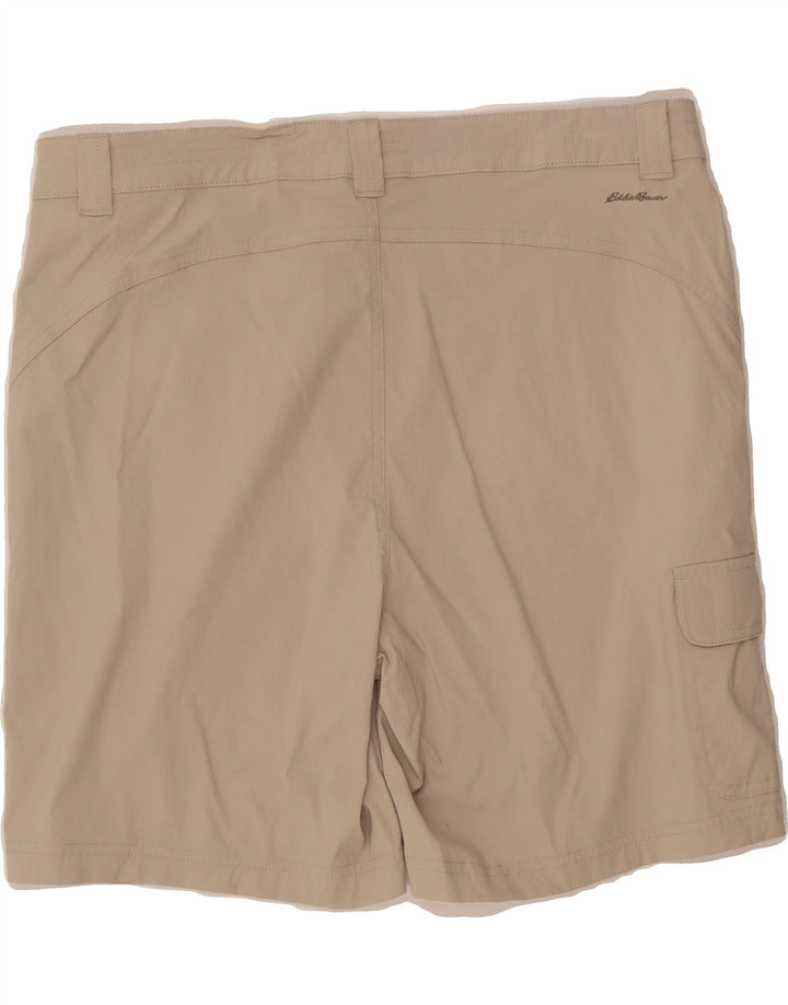 EDDIE BAUER Womens Cargo Shorts US 12 Large W34 Beige Nylon Vintage Eddie Bauer and Second-Hand Eddie Bauer from Messina Hembry 