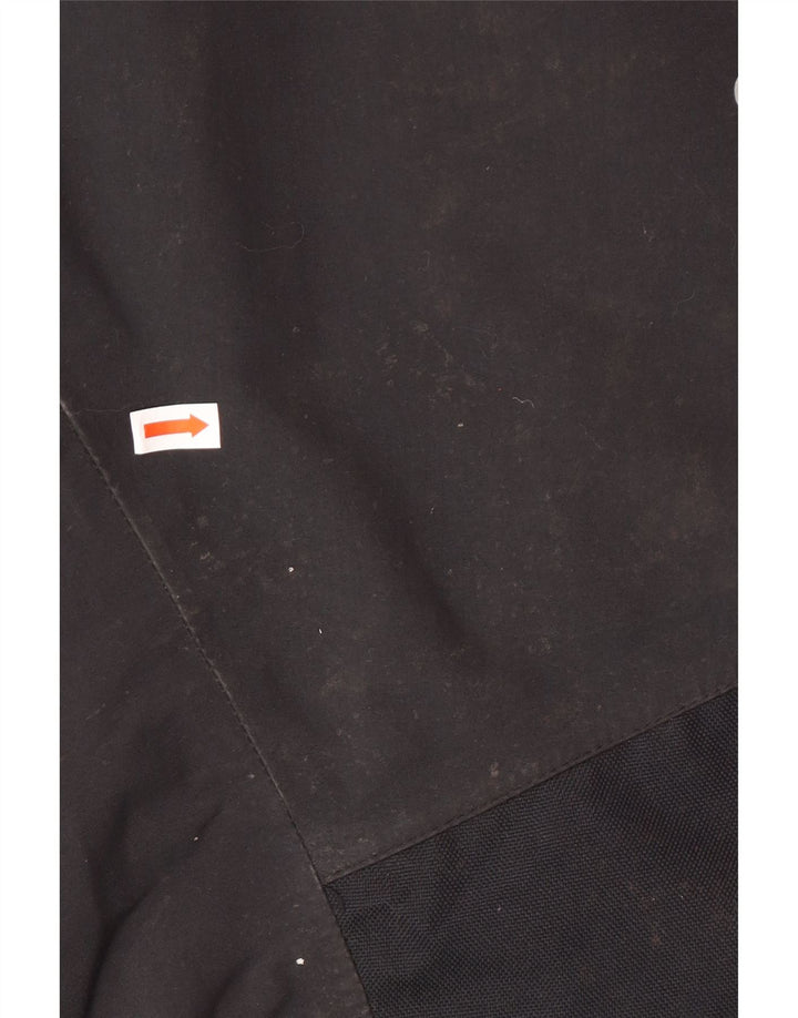 GILL Mens Cargo Dungarees Waterproof Trousers Large Black Nylon Nautical