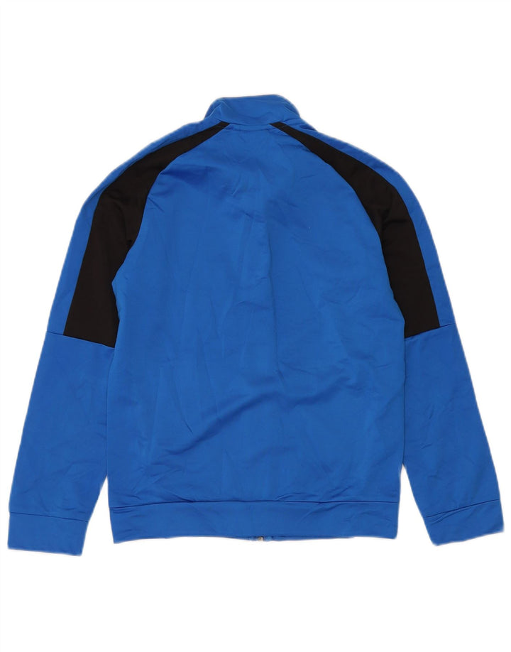 PUMA Boys Graphic Tracksuit Top Jacket 11-12 Years  Blue Colourblock