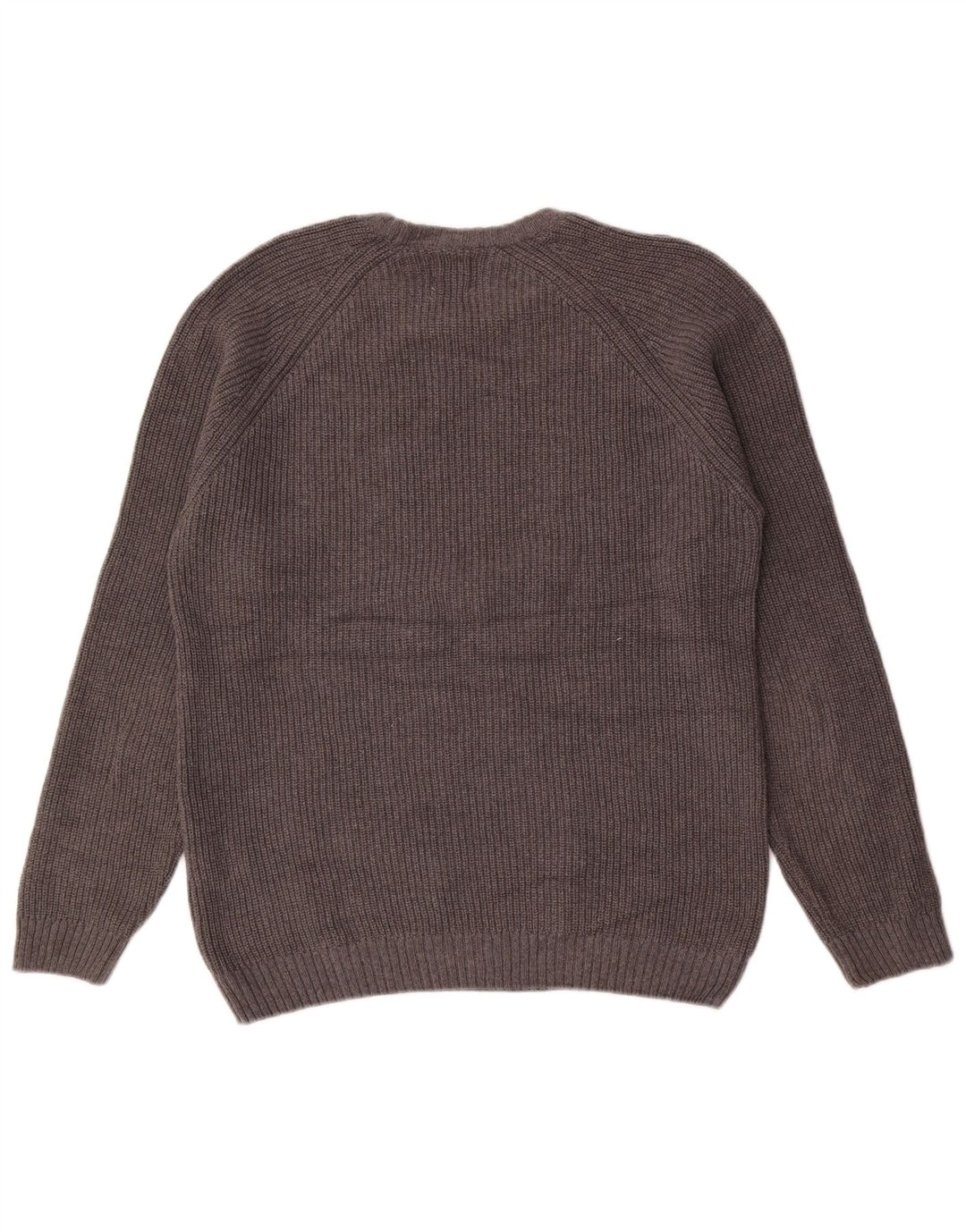 Zara Mens Crew Neck Jumper Sweater Medium Grey Cotton