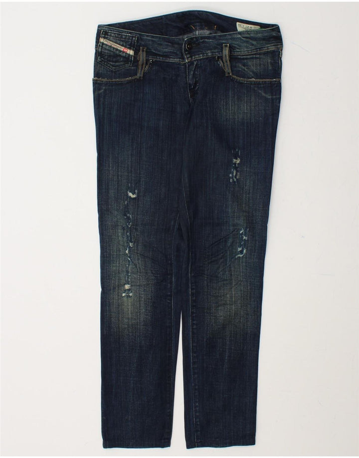 DIESEL Womens Distressed Slim Jeans W27 L29 Blue Cotton Vintage Diesel and Second-Hand Diesel from Messina Hembry 