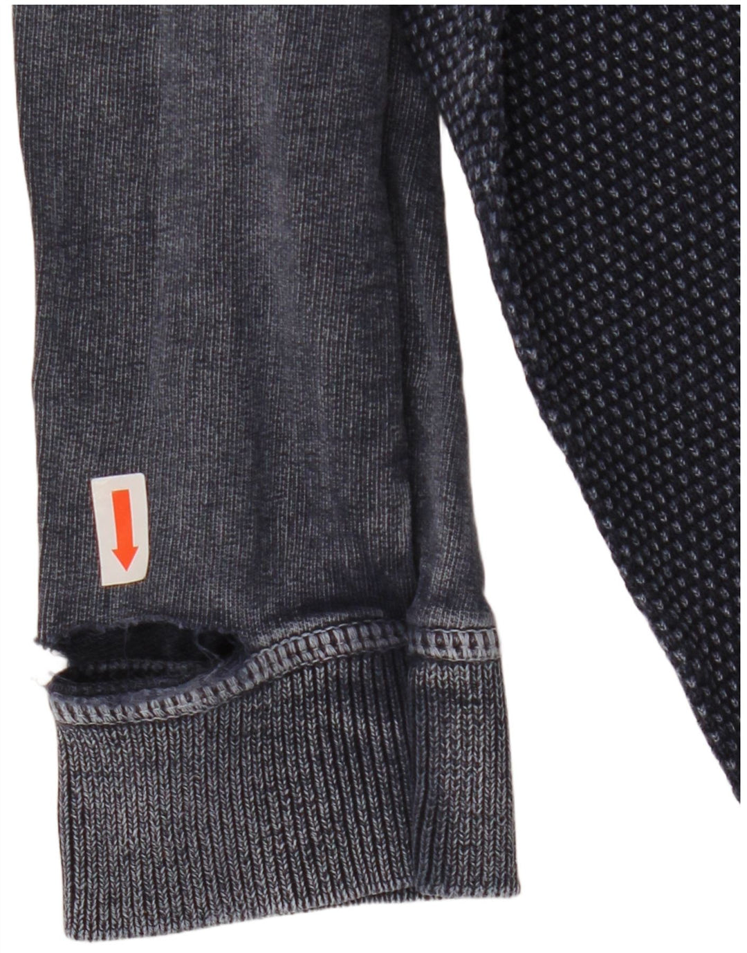 Guess Mens Sweatshirt Jumper UK 40 Medium Navy Blue Cotton