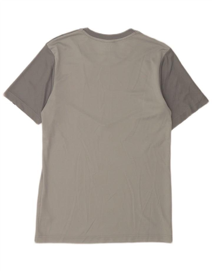 Nike Mens Graphic T-Shirt Top Small Grey Colourblock Polyester