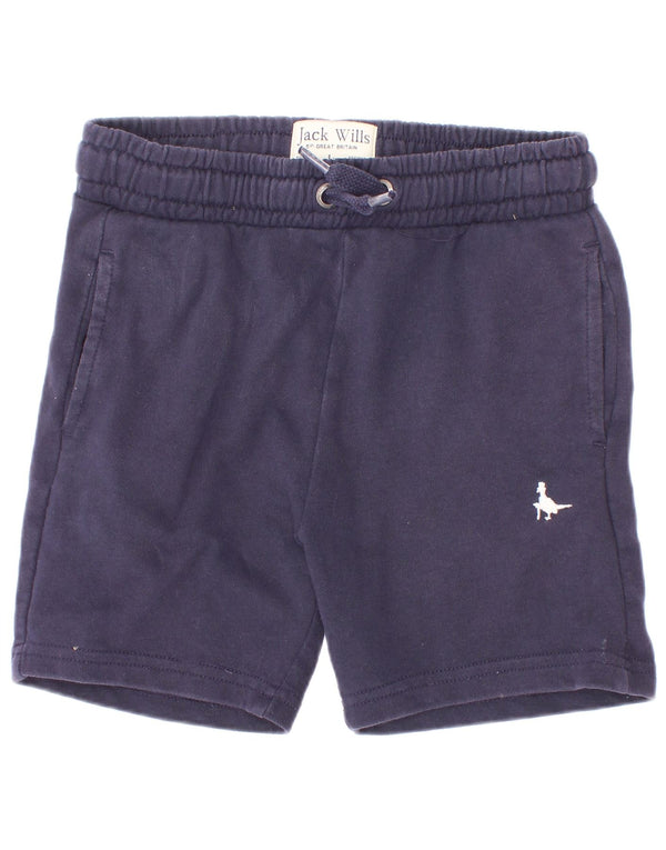 Jack Wills Boys Sport Shorts 5-6 Years Navy Blue Cotton