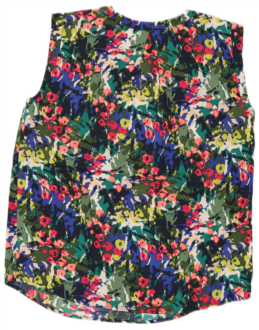 J. CREW Womens Sleeveless Blouse Top US 4 Small Multicoloured Floral