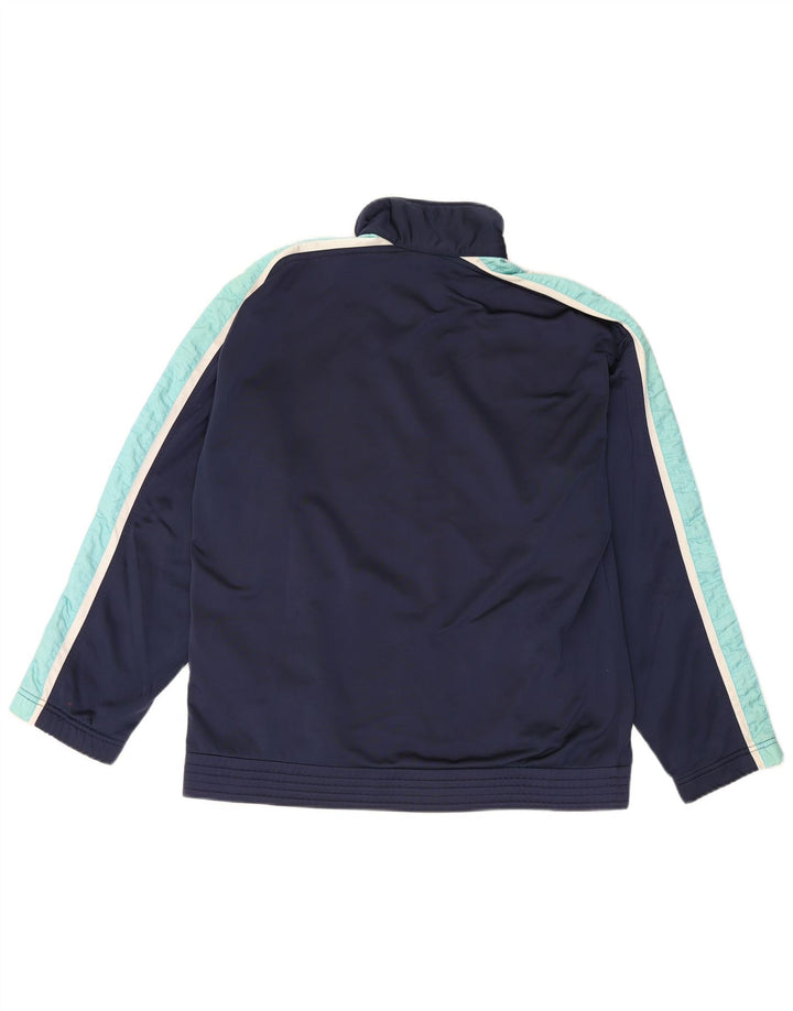 Sergio Tacchini Mens Tracksuit Top Jacket IT 48 Medium Navy Blue