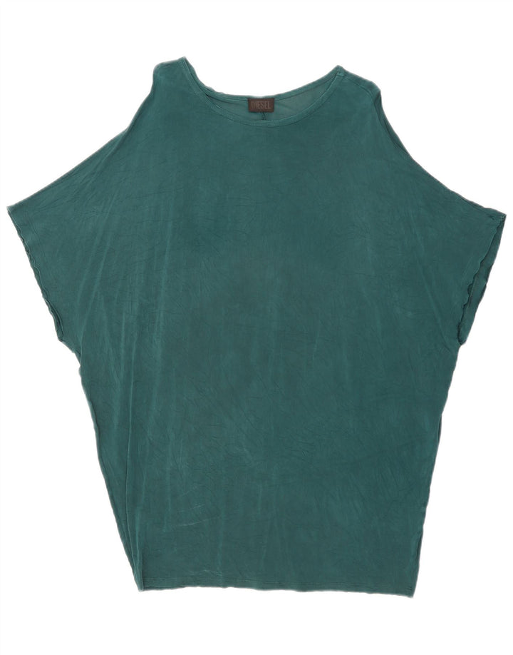 Diesel Womens Batwing Blouse Top UK 14 Medium Green