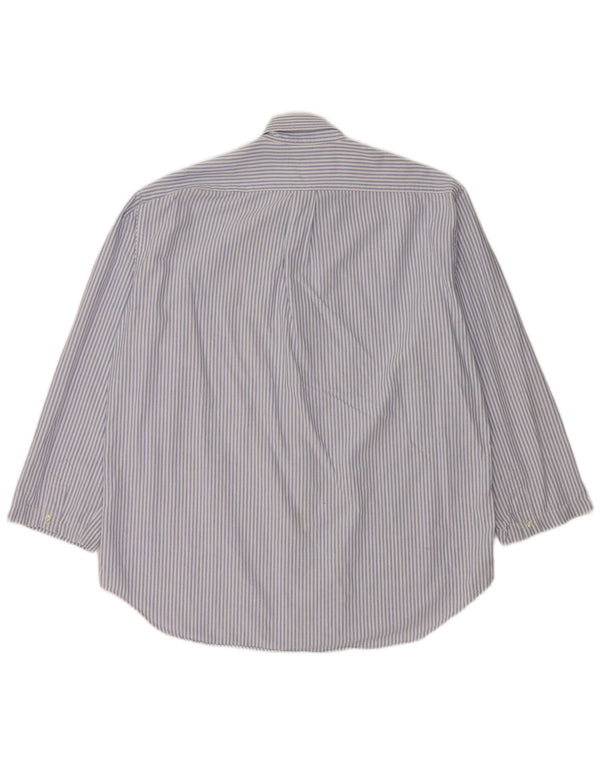 BROOKSFIELD Mens Shirt Size 41 Medium Blue Pinstripe Cotton