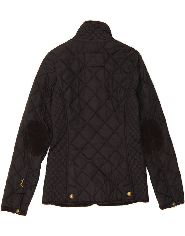 JOULES Womens Quilted Jacket UK 6 XS Black Polyamide Vintage Joules and Second-Hand Joules from Messina Hembry 