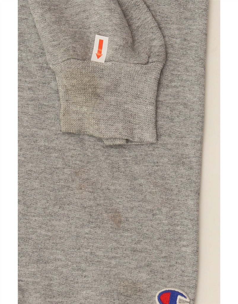 CHAMPION Womens Georgetown Graphic Hoodie Jumper Medium Grey Vintage Champion and Second-Hand Champion from Messina Hembry 