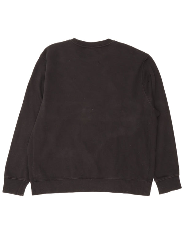Nike Mens Sweatshirt Jumper Large Black Cotton