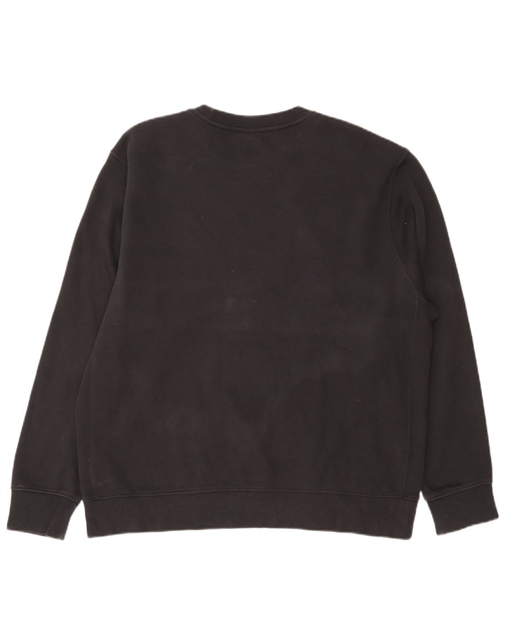 Nike Mens Sweatshirt Jumper Large Black Cotton