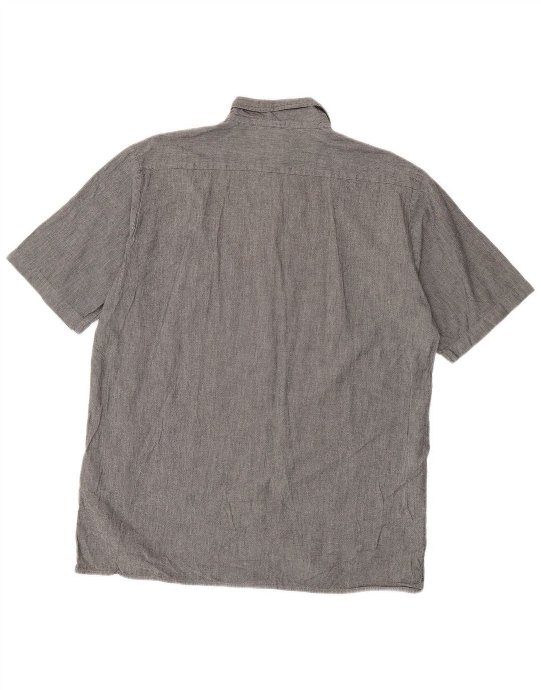 CARHARTT Mens Rugged Short Sleeve Shirt XL Grey Cotton