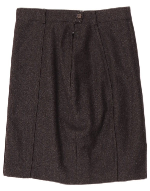 Vintage Womens Straight Skirt  W26 Small Grey