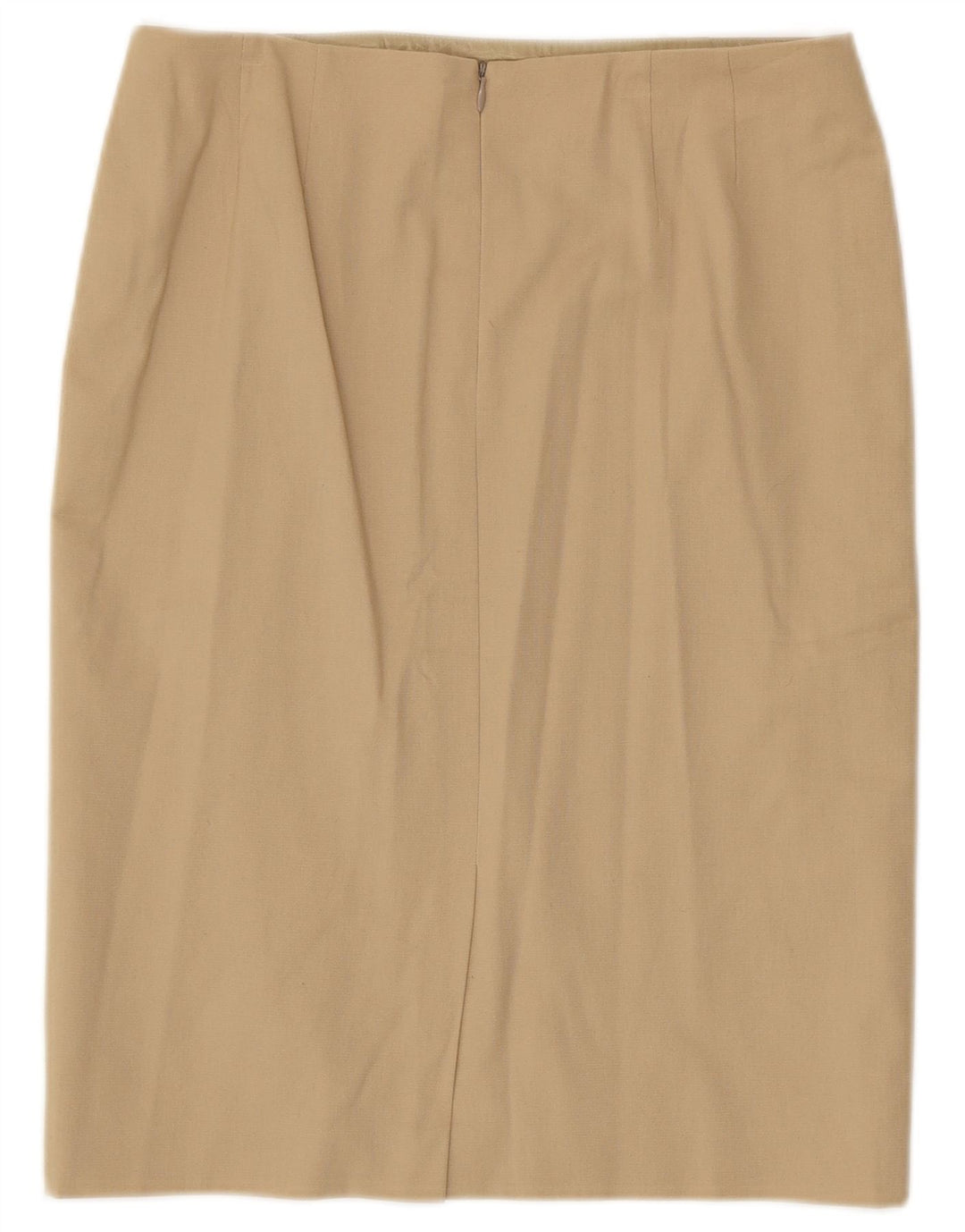 Escada Womens Pencil Skirt EU 38 Medium W28  Beige Cotton Classic