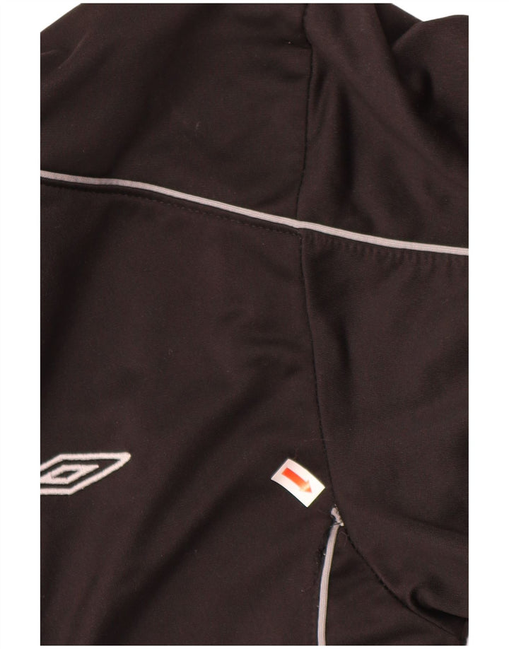 UMBRO Boys Tracksuit Top Jacket 12-13 Years XL  Black Polyester