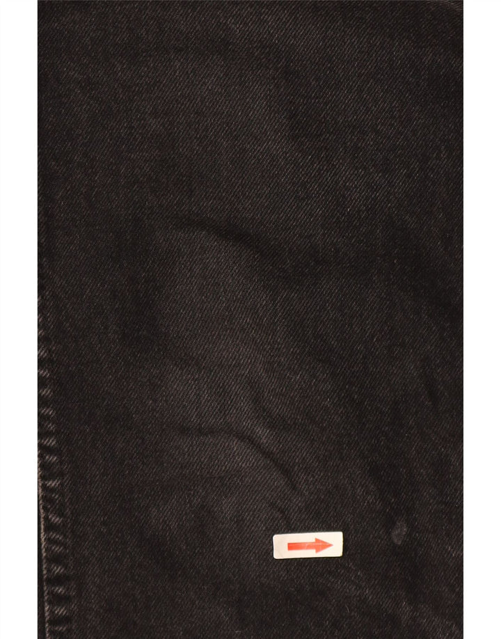 Lee Womens Oklahoma Straight Jeans W29 L30 Grey Cotton