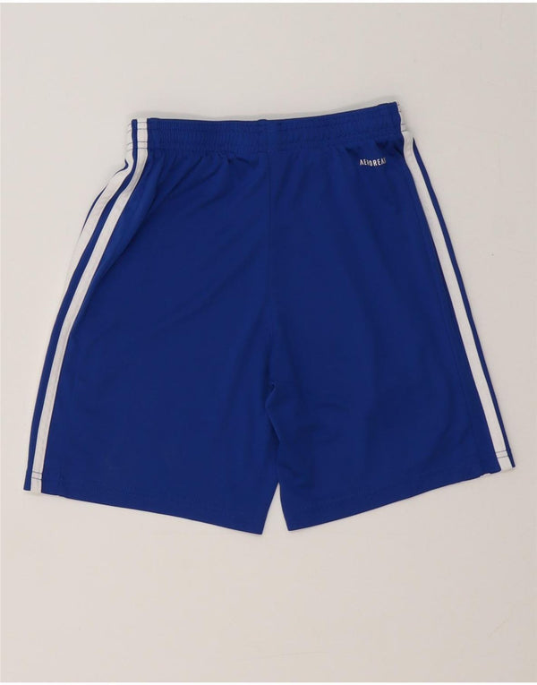 Adidas Boys Moyola Park A.F.C. Sport Shorts 11-12 Years  Blue Polyester