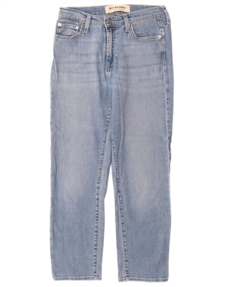 ROY ROGERS Womens Cropped Jeans W29 L25 Blue Cotton