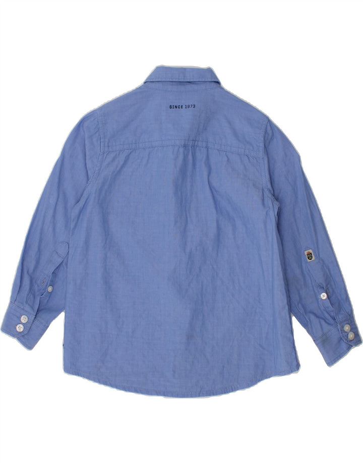 PEPE JEANS Boys Graphic Shirt 3-4 Years Blue Cotton Vintage PEPE Jeans and Second-Hand PEPE Jeans from Messina Hembry 