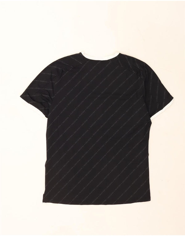 Under Armour Mens Graphic T-Shirt Top Large Black Striped Nylon Sports