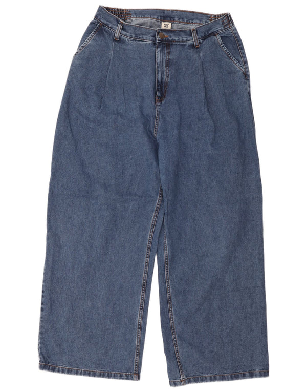 Lucy & Yak Mens Loose Jeans W36 L29 Blue Cotton
