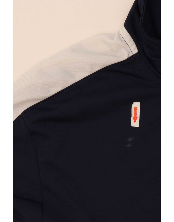 Puma Mens Tracksuit Top Jacket XL Navy Blue Colourblock Polyester