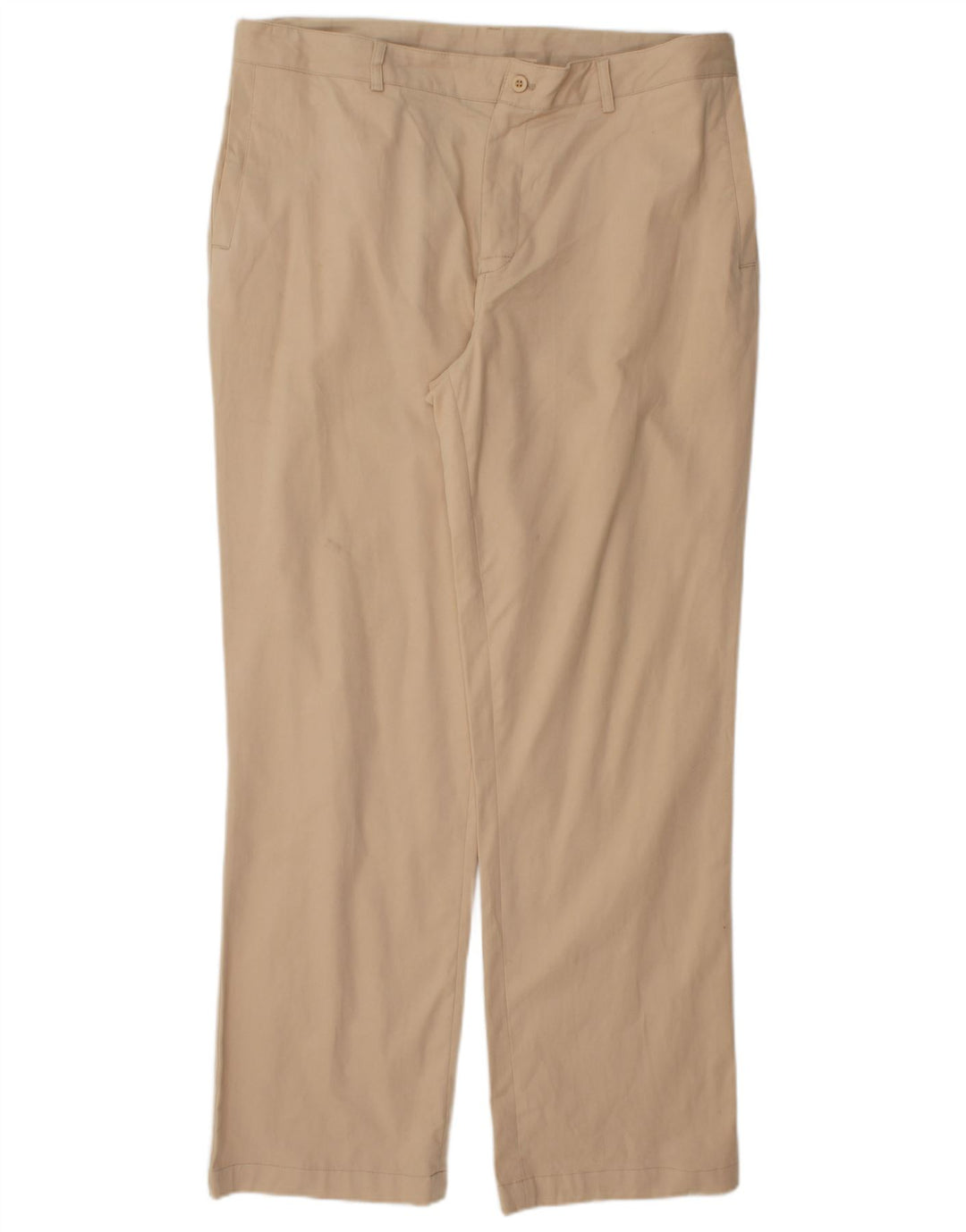 FILA Mens Straight Chino Trousers W38 L32 Beige Cotton