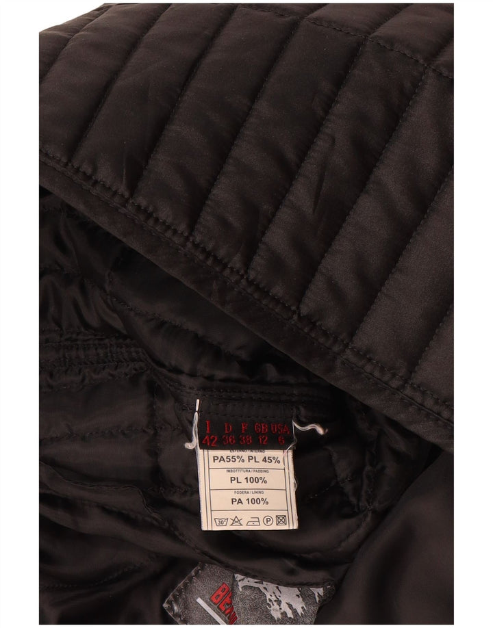 Chateu Beau Cedre Womens Quilted Gilet UK 12 Medium  Black Polyamide