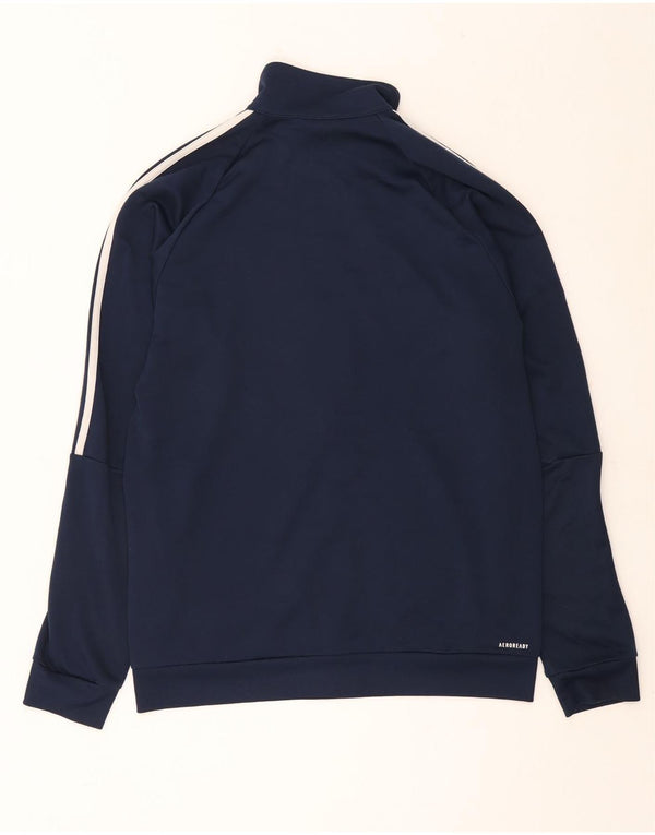 Adidas Mens Aeroready Tracksuit Top Jacket UK 44/46 Large Navy Blue