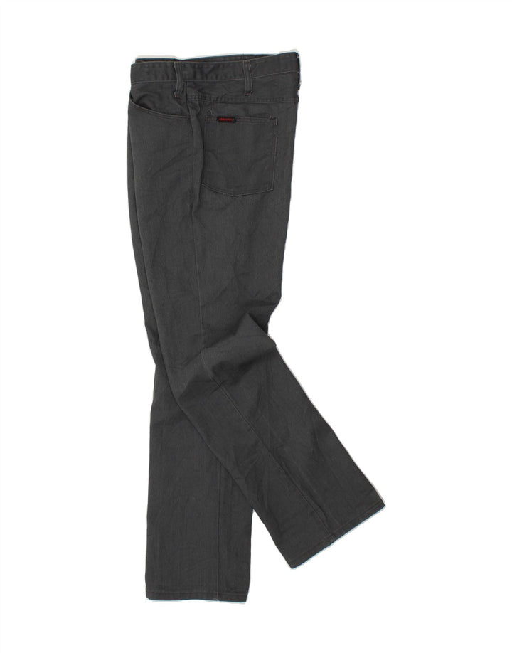 DICKIES Womens Straight Casual Trousers W34 L30 Grey Vintage Dickies and Second-Hand Dickies from Messina Hembry 