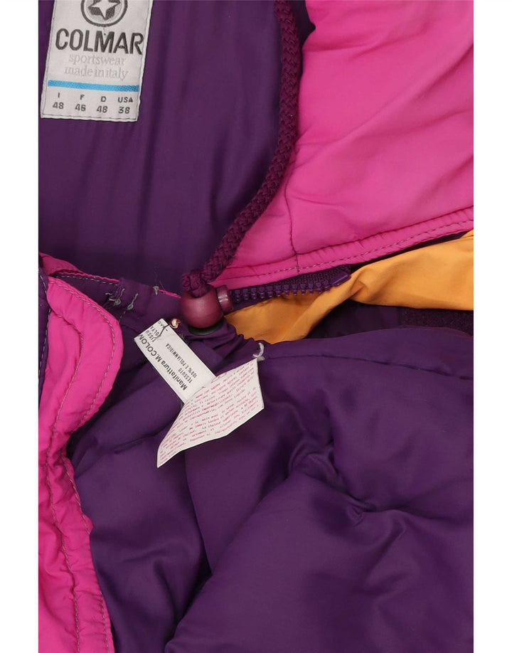 Colmar Mens Ski Jacket IT 48 Medium Pink Colourblock Polyamide