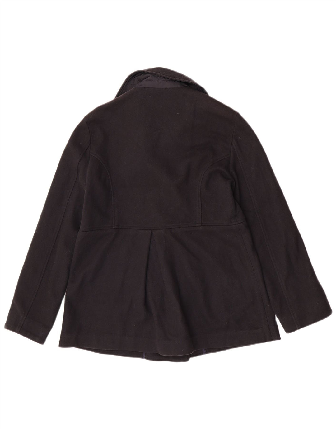 North Sails Womens Pea Coat UK 14 Large Navy Blue Wool Classic