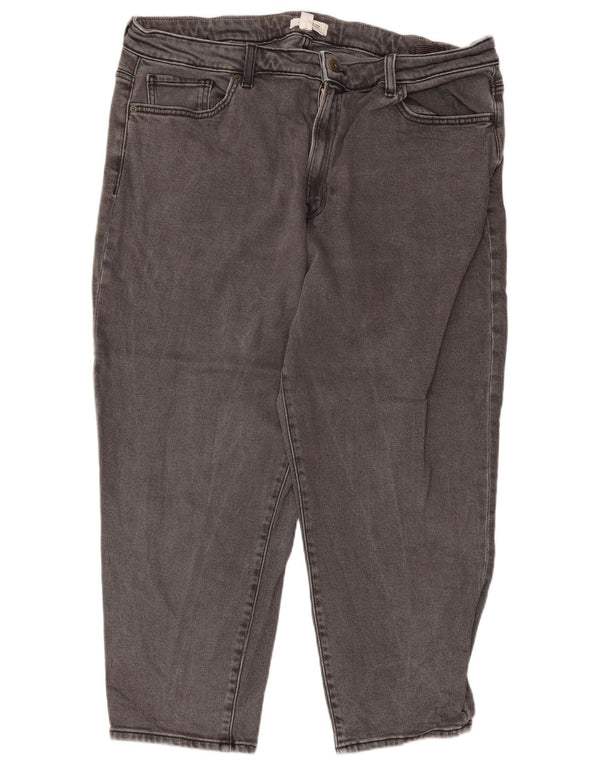 White Stuff Womens Slim Cropped Jeans UK 20 2XL W36 L24 Grey Cotton