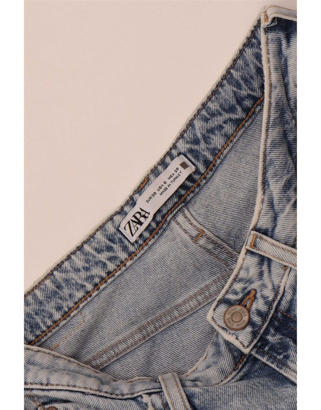 Zara Womens Slim Jeans EU 38 Small W28 L34 Blue
