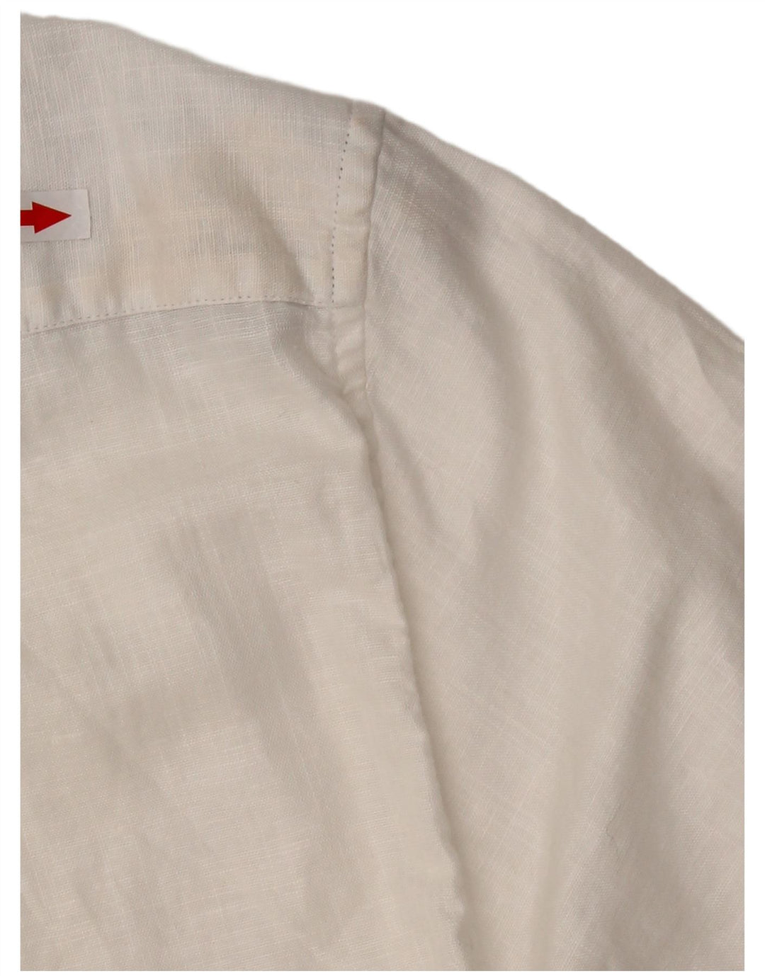 TED BAKER Mens Short Sleeve Shirt Size 5 XL White Linen